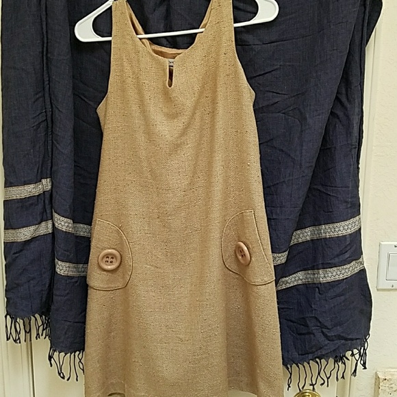 Steve Madden Dresses & Skirts - Burlap 60s style dress